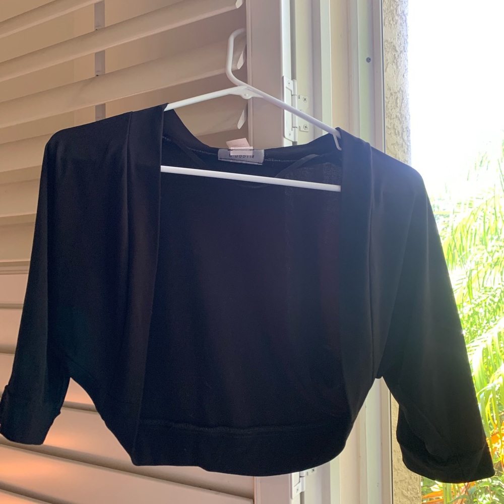 Black dress coverup
